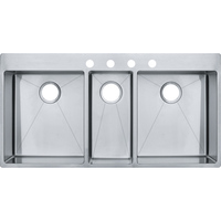 Triple Bowl Kitchen Sink 43 x 22 x 9 Triple Bowl Kitchen Sink 43 x 22 x 9