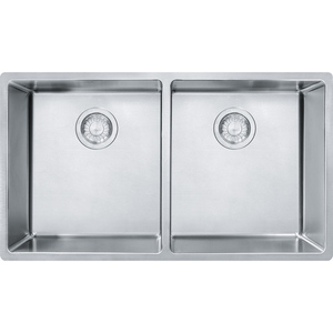 FCUX120 Cube Stainless Steel Undermount - Double Bowl Kitchen Sink - Stainless Steel FCUX120 Cube Stainless Steel Undermount - Double Bowl Kitchen Sink - Stainless Steel