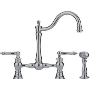 FFF7080A Two-Handle Kitchen Faucet - Satin Nickel FFF7080A Two-Handle Kitchen Faucet - Satin Nickel
