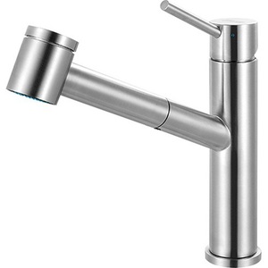FFFPS3450 Steel Pull-Out Spray Kitchen Faucet - Stainless Steel FFFPS3450 Steel Pull-Out Spray Kitchen Faucet - Stainless Steel
