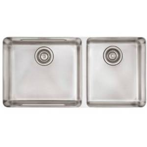 FKBX12034 Kubus Stainless Steel Undermount - Double Bowl Kitchen Sink - Stainless Steel FKBX12034 Kubus Stainless Steel Undermount - Double Bowl Kitchen Sink - Stainless Steel