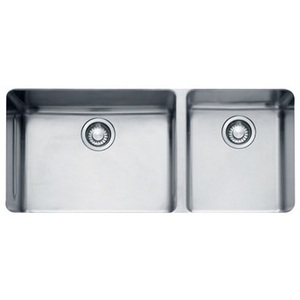 FKBX12039 Kubus Stainless Steel Undermount - Double Bowl Kitchen Sink - Stainless Steel FKBX12039 Kubus Stainless Steel Undermount - Double Bowl Kitchen Sink - Stainless Steel