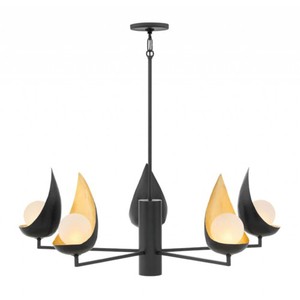 H47905blk Ren Large Foyer Chandelier Chandelier Black At