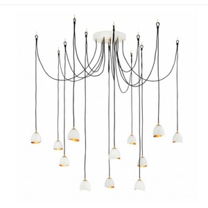 F35908SHW Nula Multi Light Pendant Light - Shell White F35908SHW Nula Multi Light Pendant Light - Shell White