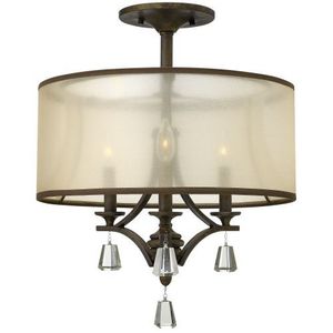 FFR45601FBZ Mime Semi Flush Mount Ceiling Light - French Bronze FFR45601FBZ Mime Semi Flush Mount Ceiling Light - French Bronze
