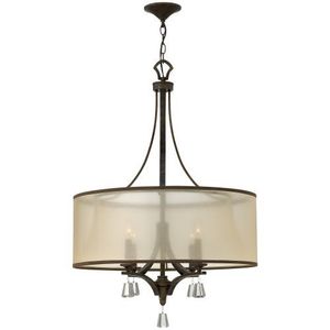 FFR45604FBZ Mime Drum Pendant Pendant Light - French Bronze FFR45604FBZ Mime Drum Pendant Pendant Light - French Bronze