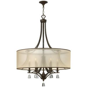 FFR45608FBZ Mime Drum Pendant Pendant Light - French Bronze FFR45608FBZ Mime Drum Pendant Pendant Light - French Bronze
