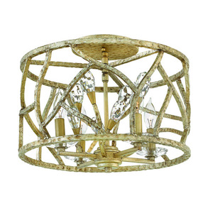 FFR46801CPG Eve Flush Mount Ceiling Light - Champagne Gold FFR46801CPG Eve Flush Mount Ceiling Light - Champagne Gold