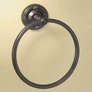 G4652 Chenille Towel Ring Bathroom Accessory - Burnished Bronze G4652 Chenille Towel Ring Bathroom Accessory - Burnished Bronze
