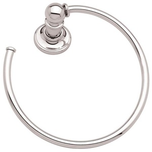 G4521PN Columnar Towel Ring Bathroom Accessory - Polished Nickel G4521PN Columnar Towel Ring Bathroom Accessory - Polished Nickel