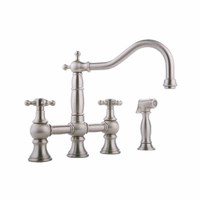 Two Handle Kitchen Faucet Bridge Faucet Two Handle Kitchen Faucet Bridge Faucet