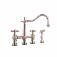Two Handle Kitchen Faucet Bridge Faucet Two Handle Kitchen Faucet Bridge Faucet