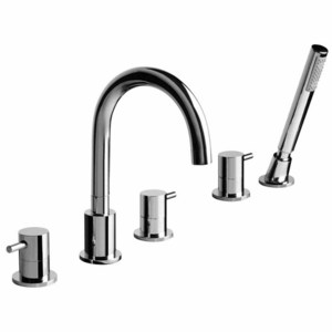 GG6151LM37BPC M.E. Deck Mount With Handshower Tub Faucet - Polished Chrome GG6151LM37BPC M.E. Deck Mount With Handshower Tub Faucet - Polished Chrome