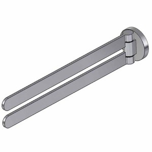 GG9212PC Sento Towel Bar Bathroom Accessory - Polished Chrome GG9212PC Sento Towel Bar Bathroom Accessory - Polished Chrome