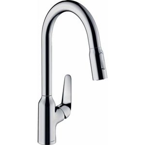 H71800001 Focus Pull-Out Spray Kitchen Faucet - Chrome H71800001 Focus Pull-Out Spray Kitchen Faucet - Chrome