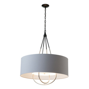 H1042301409 Loop Down Light Pendant Light - Black / Vintage Platinum H1042301409 Loop Down Light Pendant Light - Black / Vintage Platinum