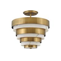 Semi Flush Mount 15-1/2" Width