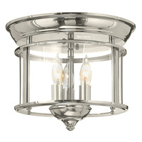 Flush Mount Ceiling Light 11-1/2" Width