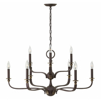 Mid Sized Chandelier 34-1/4" Width