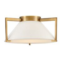 Flush Mount Ceiling Light 15-3/4" Width