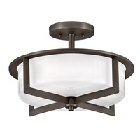 Semi Flush Mount 15-1/4" Width