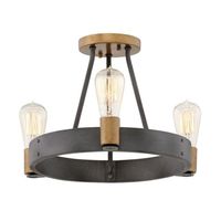 Semi Flush Mount 17" Width