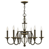 Mid Sized Chandelier 27-1/2" Width