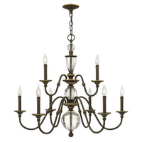 Large Foyer Chandelier 35-1/4" Width