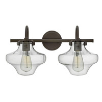 Bathroom Lighting (2 Bulbs) 20" Width