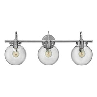 Bathroom Lighting (3 bulbs) 29-1/2" Width