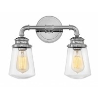 Bathroom Lighting (2 Bulbs) 14-1/2" Width