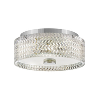 Flush Mount Ceiling Light 12" Width