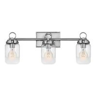 Bathroom Lighting (3 bulbs) 23-1/2" Width