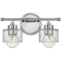 Bathroom Lighting (2 Bulbs) 14" Width