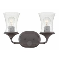 Bathroom Lighting (2 Bulbs) 16" Width