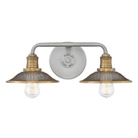 Bathroom Lighting (2 Bulbs) 16" Width