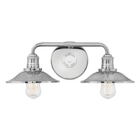 Bathroom Lighting (2 Bulbs) 16" Width