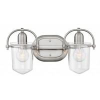 Bathroom Lighting (2 Bulbs) 16" Width