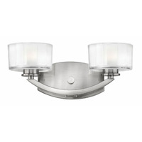 Bathroom Lighting (2 Bulbs) 14" Width