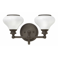 Bathroom Lighting (2 Bulbs) 16" Width