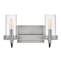 Bathroom Lighting (2 Bulbs) 13-3/4" Width