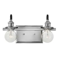 Bathroom Lighting (2 Bulbs) 13-3/4" Width