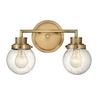 Bathroom Lighting (2 Bulbs) 14-3/4" Width