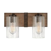 Bathroom Lighting (2 Bulbs) 12-1/2" Width