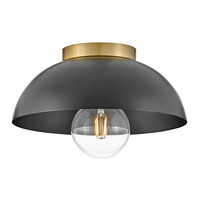 Flush Mount Ceiling Light 11" Width