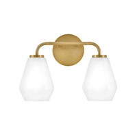 Bathroom Lighting (2 Bulbs) 14-3/4" Width