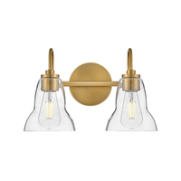 Bathroom Lighting (2 Bulbs) 15" Width