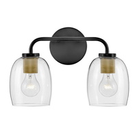 Bathroom Lighting (2 Bulbs) 14-3/4" Width