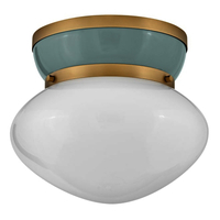 Flush Mount Ceiling Light 12" Width