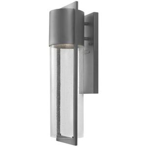 H1324HEGU24 Shelter Entrance Outdoor Wall Light - Hematite H1324HEGU24 Shelter Entrance Outdoor Wall Light - Hematite